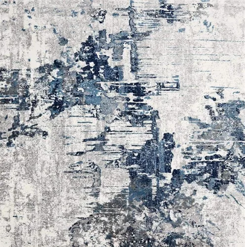 Vista 5 de LUXE WEAVERS Alfombra de Área Abstracta Contemporánea, Azul 5x7