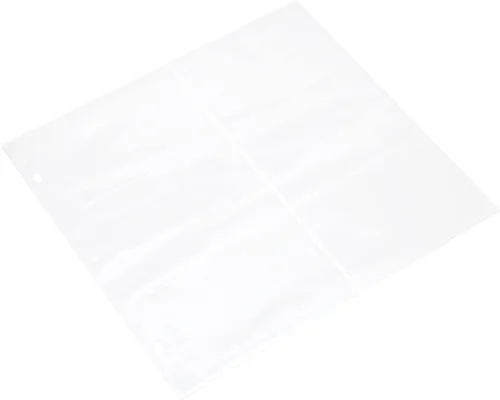 Vista 2 de American Crafts Protectores de página de carga lateral 12"x12" 10/Pkg-(6) 6"X4" Bolsillos