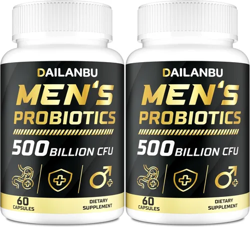 Vista 9 de Probióticos para hombres 500 mil millones de CFU, 16 EN 1 probióticos avanzados para hombres para la salud digestiva, sistema inmunológico