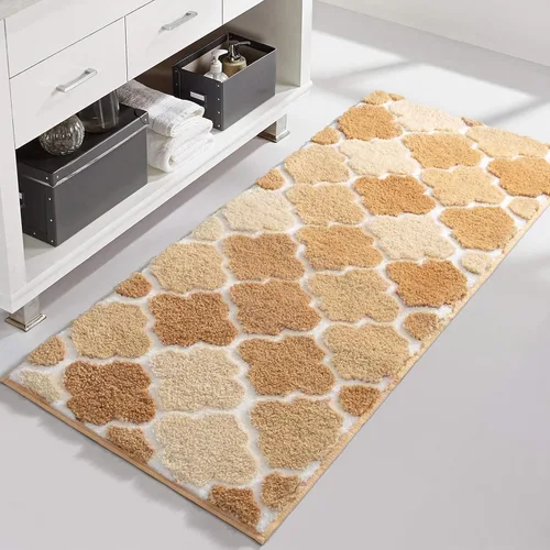 Vista 25 de DEXDE Alfombras de Baño Corredor 24x47 pulgadas Alfombra de Baño Larga Antideslizante Suave Lavable Alfombras de Baño Grandes para Baño Dormitorio