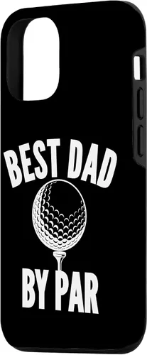 Vista 2 de iPhone 15 Best Dad by Par Golf Golfing Daddy Cute Funny Saying Case