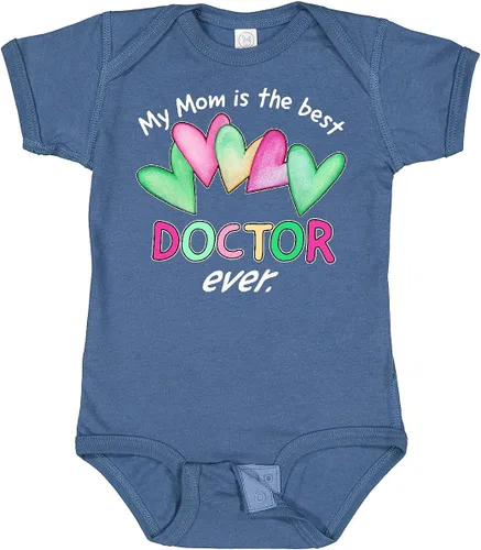 Vista 4 de inktastic Body para bebé My Mom Is the Best Doctor Ever