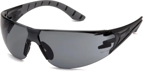 Vista 6 de Pyramex Endeavor Plus Safety Glass Black/Gray Frame With Foam Padding Clear H2MAX Anti-fog Lens