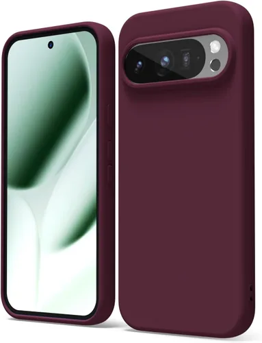 Vista 152 de oakxco para Google Pixel 6A Funda de teléfono de silicona líquida, diseño estético lindo y delgado para mujer y niña, cubierta de gel suave, lisa