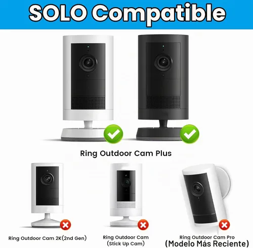 Vista 3 de Cubierta de lluvia UV compatible con Ring Outdoor Cam Plus Blanco