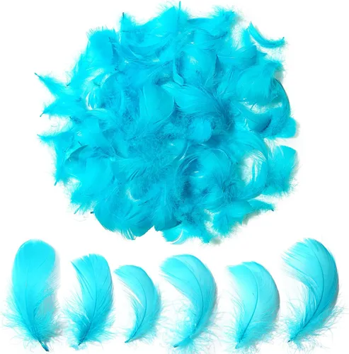 Vista 15 de 300 piezas de plumas negras de 2-3 pulgadas, plumas a granel para manualidades, accesorios para atrapasueños, proyectos de arte, manualidades DIY
