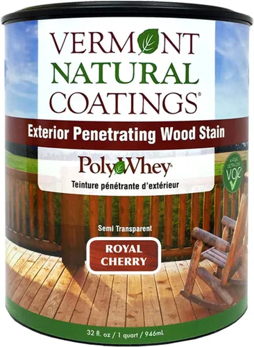 Vista 11 de Vermont Natural Coatings PolyWhey - Tinte penetrante exterior - Cedro dorado - Galón