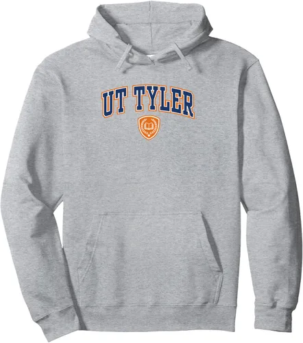Vista 3 de Texas Tyler Patriots Arch Over - Sudadera con capucha con licencia oficial, Gris
