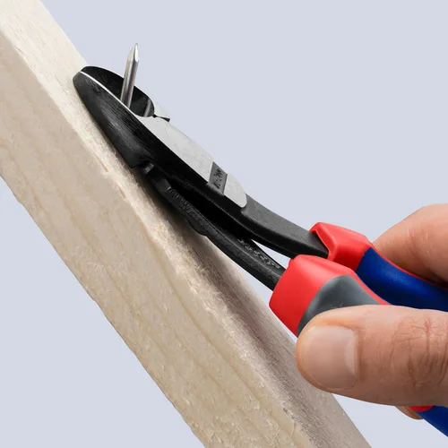 Vista 4 de KNIPEX 74 22 200 Comfort Grip - Alicate de corte diagonal angular de alto apalancamiento, 8 pulgadas, ángulo, agarre cómodo