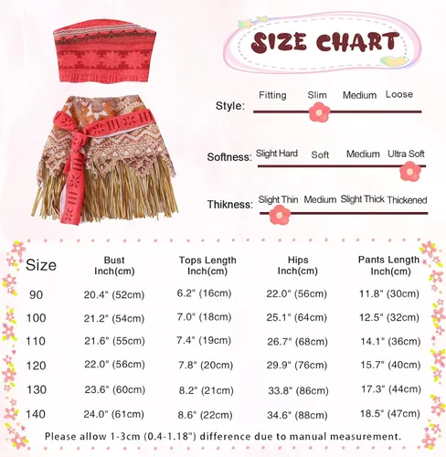 Vista 3 de Jurebecia Princess Adventure Costume for Girls Two Piece Crop Top Tassel Skirt Kids Halloween Dress up Birthday Party Outfit