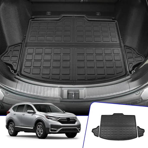 Vista 13 de Rongtaod Tapete de carga compatible con Honda CRV 2017-2022, forro de carga para maletero, revestimiento de maletero de elastómero termoplástico