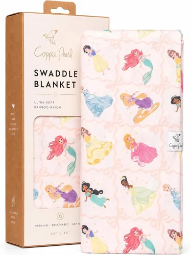 Vista 14 de Copper Pearl Mantas envolventes para recién nacidos Mantas de recepción suaves y elásticas para niños y niñas Mantas grandes de 46 x 46 pulgadas