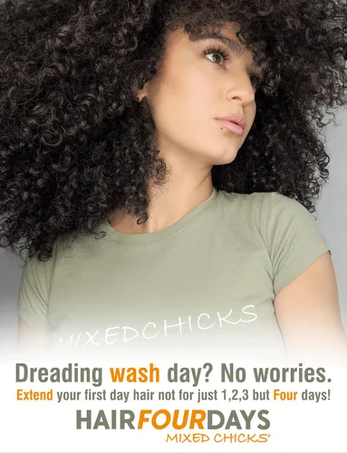 Vista 7 de Mixed Chicks Hair Four Days - Spray refrescante para rizos sin enjuague, 10 onzas líquidas