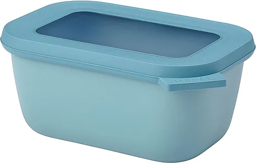 Vista 56 de Mepal Cirqula - Recipiente circular rectangular para almacenar y servir alimentos de 67.6 fl oz / 68 onzas con tapas transparentes, perfecto
