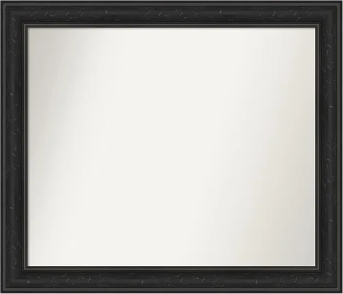 Vista 398 de Amanti Art Espejo personalizado, gran espejo de baño estrecho, espejo de pared o espejo de tocador de baño sobre el fregadero (24 x 24 pulgadas)
