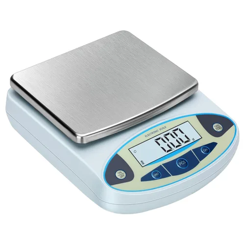Vista 10 de Balanza de laboratorio 500g*0.001g, balanza analítica de alta precisión con parabrisas, balanza electrónica científica, balanza de precisión digital