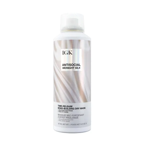 Vista 10 de IGK Antisocial Cloud Club - Mascarilla para cabello seco, reparación de vínculos para cabello dañado, 5 onzas Aroma de edición limitada