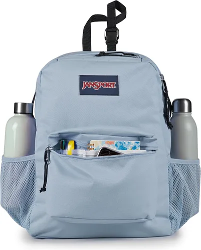Vista 5 de JanSport Central Adaptive Pack Mochila compatible con silla de ruedas y andador, color azul oscuro