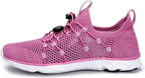 Vista 2 de MOERDENG - Zapatos de agua de secado rápido para mujer, ligeros, para deportes al aire libre, playa, piscina, ejercicio