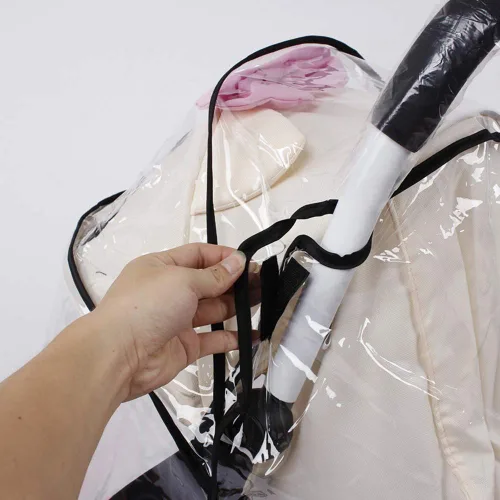 Vista 5 de SeedFuture Cubierta de lluvia para cochecito Babyzen YOYO, cubierta de viento para cochecito de bebé, accesorios para cochecito de bebé, impermeable
