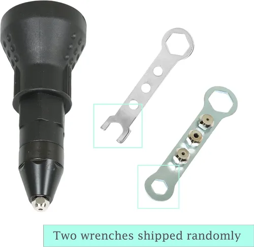 Vista 5 de marddpair Adaptador de taladro eléctrico de pistola de tuerca de remache para herramienta de remachado inalámbrico, adaptador de tuerca