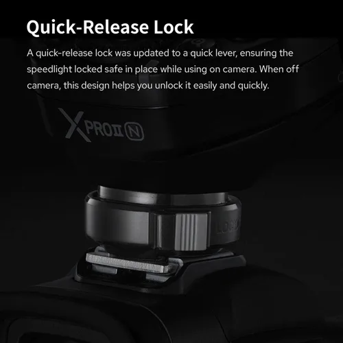 Vista 9 de Godox XProII XProII-N Disparador de flash inalámbrico para cámara Nikon, transmisor de flash inalámbrico 2.4G HSS 1/8000S, conexión Bluetooth