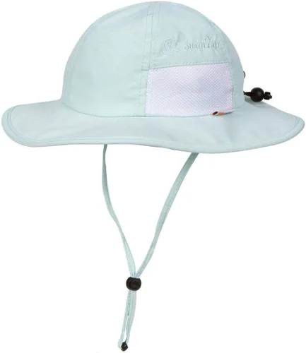 Vista 20 de SwimZip, sombrero unisex para niños, ala ancha, protección solar FPS 50, ajustable. Aguamarina