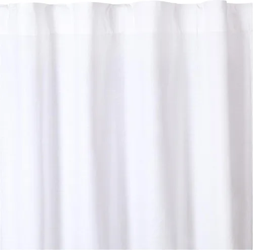 Vista 8 de HOMIDATE Cortinas blancas de algodón de 72 pulgadas de largo, juego de 2, 50 x 72 pulgadas, paneles de ventana de algodón texturizado