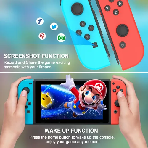 Vista 5 de JoyPads for Switch, Upgraded Switch Joypad for NS Sports Game, LR Wireless Joypads Controller Compatible with Switch, JoyPad for Switch Controllers