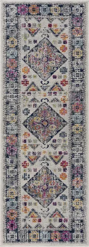 Vista 35 de Hauteloom Morriston - Alfombra tradicional para sala de estar, dormitorio, color gris, 2 x 3 pies