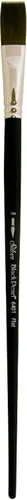 Vista 9 de Silver Brush 6401-6 Black Pearl Mightlon - Cepillo sintético de mango largo, plano, tamaño 6