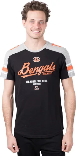 Vista 13 de Ultra Game NFL - Camiseta raglán de manga corta para hombre
