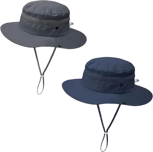 Vista 26 de Outdoor Sun Hat UPF 50+ Quick Dry Bucket Foldable, Wide Brim Fishing Safari Hat, Breathable Grows 1pack-beige