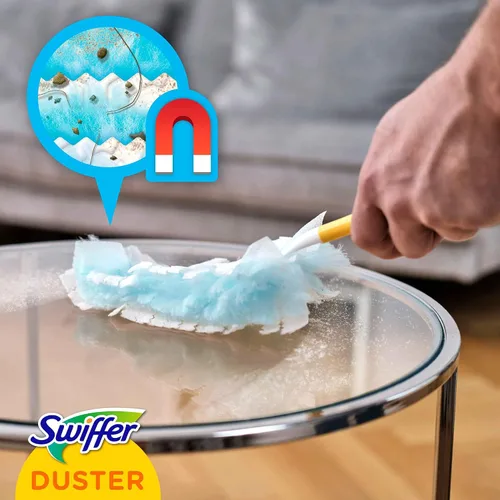 Vista 5 de Swiffer - Kit de plumero con mango y plumero de repuesto, 1 unidad