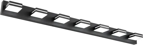 Vista 35 de SineRise - Moderna lámpara LED para tocador de baño (2 luces, 39.4 cm, regulable), iluminación de pared de baño moderna de acrílico cepillado sobre