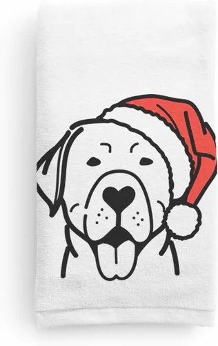 Vista 14 de Inkopious Santa Hat Airedale Terrier - Toalla de mano decorativa - Decoración navideña para el hogar