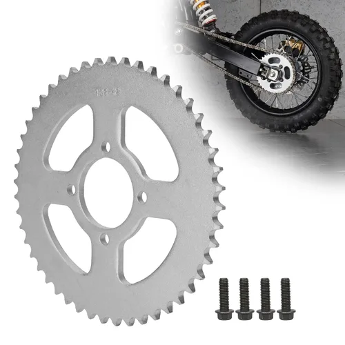Vista 9 de RUTU Piñón de Cadena 420 Piñón Trasero 35 Dientes 76mm para Motocicletas Chinas de 50 70 90 110 125 140cc 150 160 170 Cc Apollo RFZ CRF50 XR50 SDG