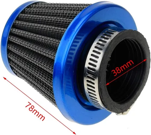 Vista 2 de HIAORS - Filtro de aire de 1.496 pulgadas compatible con GY6 50cc 70cc 80cc 90cc 110cc 150cc Lifan 125cc QMB139 Engine Baja SC50 Apollo SSR Taotao
