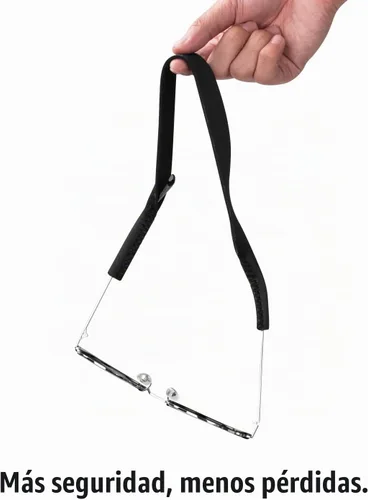 Vista 4 de MoKo Retenedor de lentes de neopreno (paquete de 2) de ajuste universal, retenedor de lentes de sol deportivos sin cola, correa de gafas de sol