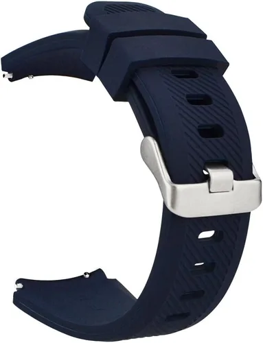 Vista 2 de iBazal 22mm Silicone Band Compatible with Samsung Galaxy Watch 3 45mm Galaxy Watch 46mm Gear S3 Frontier Classic Band, Adjustable Silicone Strap
