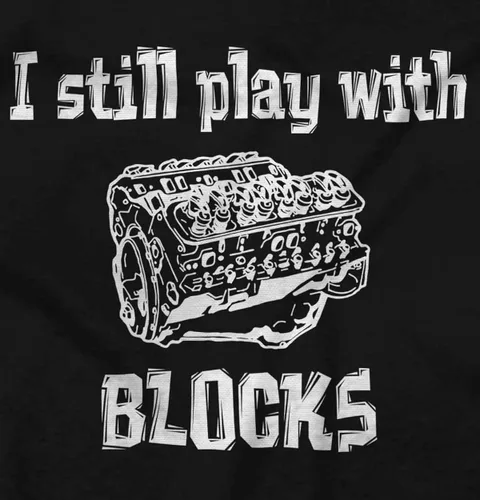 Vista 2 de Brisco Brands Play With Blocks Car Engine Mechanic - Sudadera con capucha para mujer y hombre