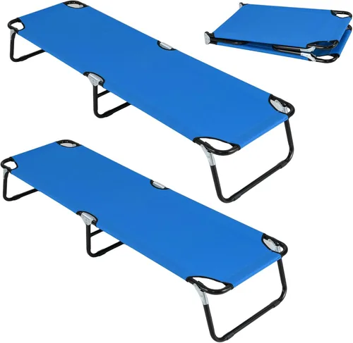 Vista 12 de Giantex Catre plegable de camping para adultos, cama portátil con tela Oxford 600D, marco resistente, capacidad de 350 libras, uso en 1 paso, silla