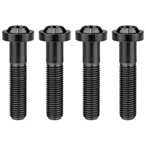 Vista 56 de Titanium M10 Torx Head Bolt (M10x10mm Pitch 1.25mm, Black) 10 15 20 25 30 35 40 45 50 55 60mm Pitch 1.25/1.5mm Screw Pack of 4