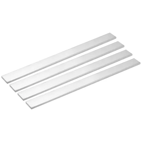 Vista 46 de uxcell Barra plana cuadrada de aluminio, 1-1/2" de espesor 1-1/2" de ancho 12" de longitud Barra cuadrada de aluminio 6061, placa plana de aluminio