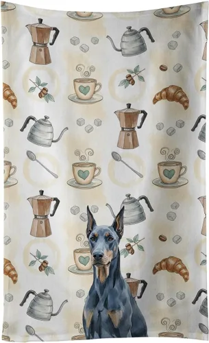 Vista 44 de Caroline's Treasures Afghan Hound - Toalla de cocina para barra de café, terciopelo frontal y lazo de algodón, lavable a máquina Sabueso afgano
