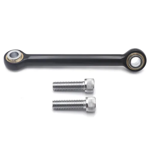 Vista 6 de Compatible con 2009 y posteriores Touring Trike FLHR FLHT Negro Enlace estabilizador de montaje del motor delantero [P/N: MT458-001-BK]