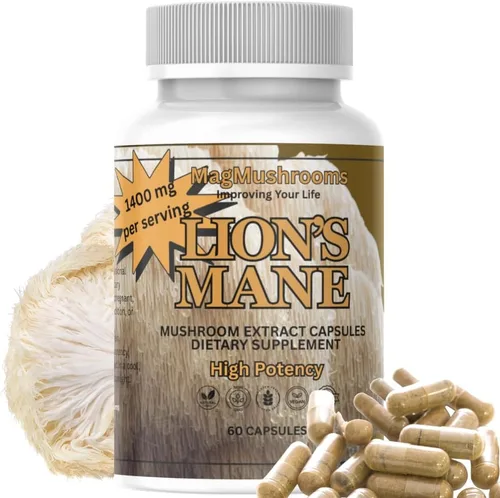 Vista 17 de Tintura de hongos de rutina matutina, alta potencia, doble extracción, 60 dosis diarias, melena de león y cordyceps