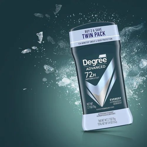 Vista 16 de Degree Desodorante antitranspirante para hombre, 72 horas, protección contra el sudor y el olor, antitranspirante Everest para hombres