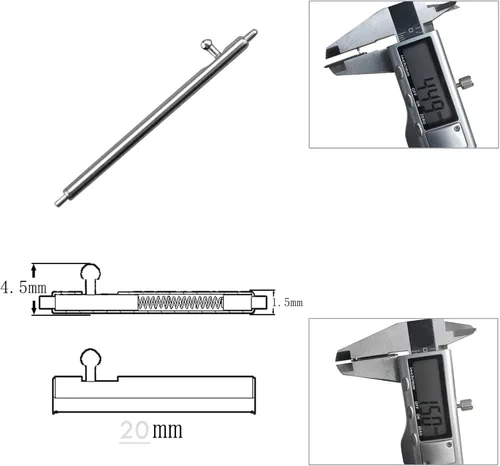 Vista 2 de FitTurn Adaptador/cierre/conector de correa de reloj de metal compatible con Google Pixel Watch 3 de 1.61 pulgadas/Pixel Watch 2 modelos. Viene
