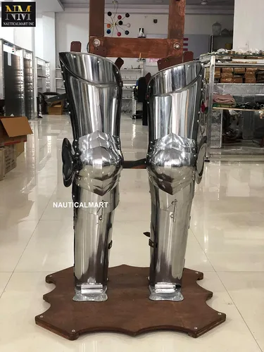 Vista 5 de Nauticalmart Medieval Knight - Armadura de pierna totalmente funcional